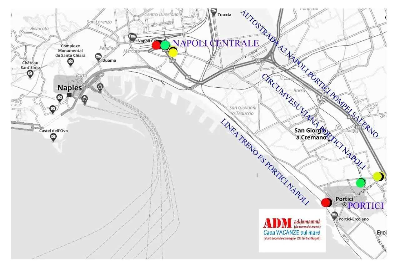 Bed & Breakfast Adm Addumamma Casa Vacanze Sul Mare Portici
